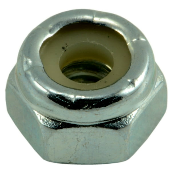 #10-24 Grade 2 Zinc Plated Finish Steel Nylon Insert Lock Nut 100 pk. #10-24 Grade 2 Zinc Plated Finish Steel Nylon Insert Lock Nut 100 pk.